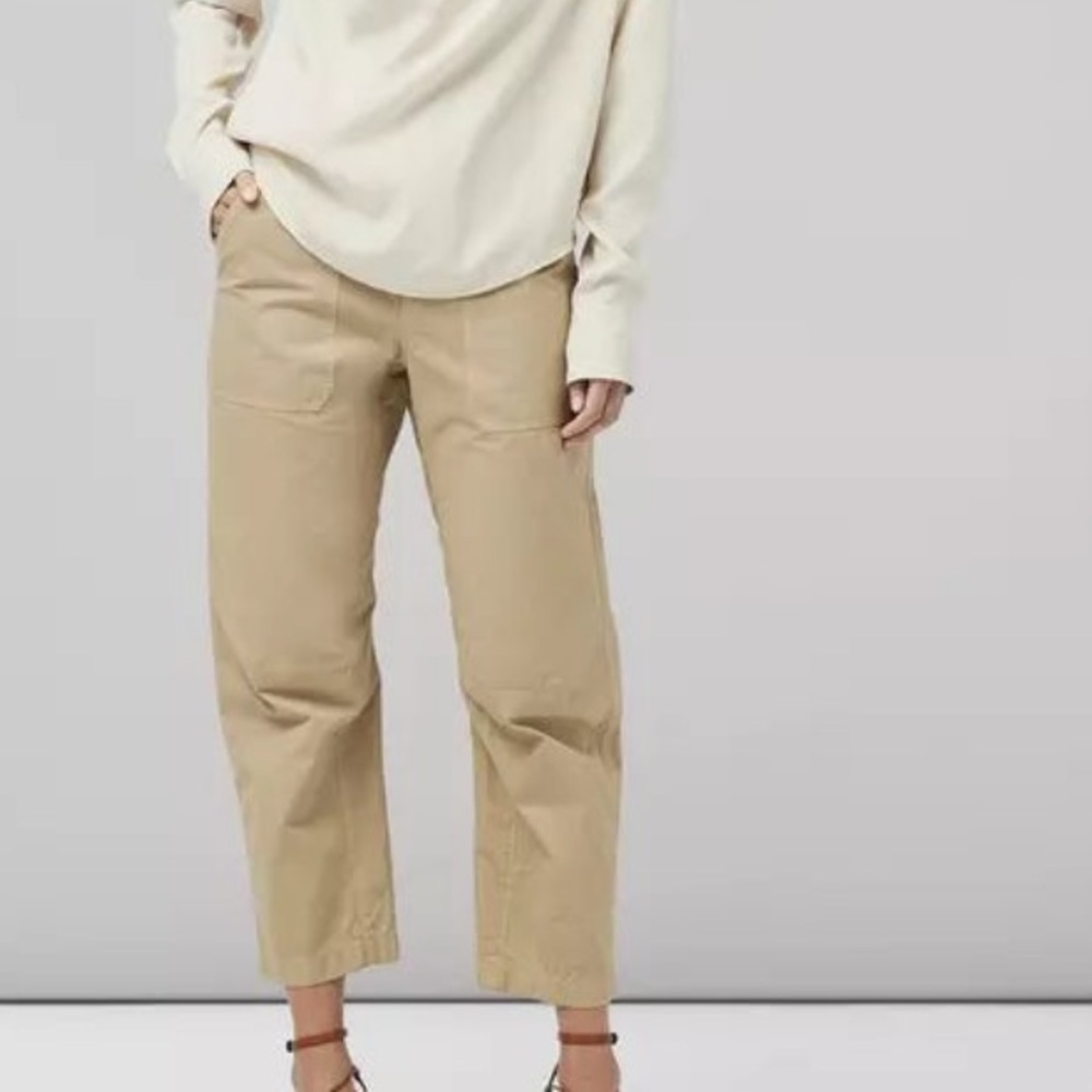Rag & Bone Khaki Cropped Pants. NWT. from Saks orig $295